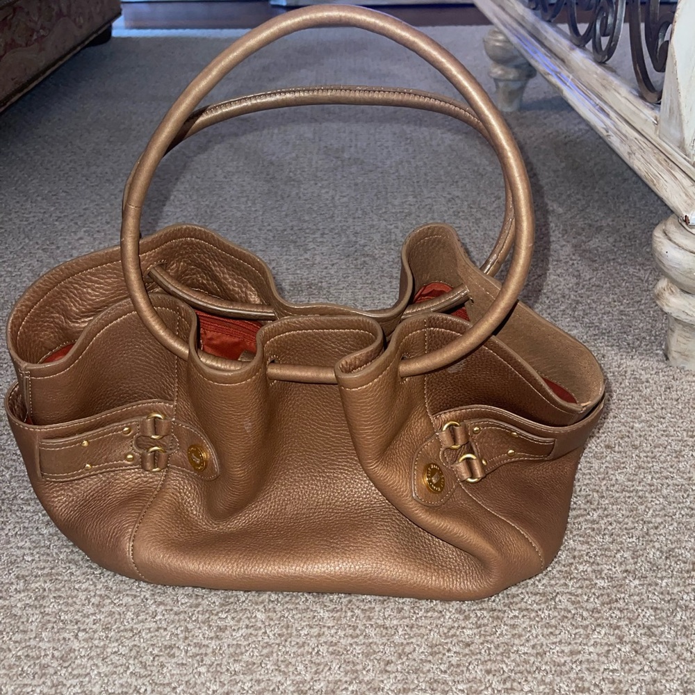 COLE HAAN VILLAGE CLASSIC FOG COPPER BAG